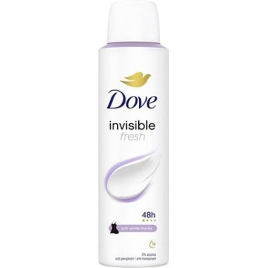 DOVE BODY SPRAY 150ml INVISIBLE FRESH