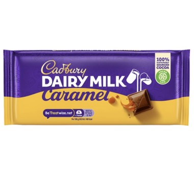 CADBURY DAIRY MILK 120GR ΣΟΚΟΛΑΤΑ ΓΑΛΑΚΤΟΣ ΜΕ ΓΕΜΙΣΗ ΚΑΡΑΜΕΛΑ