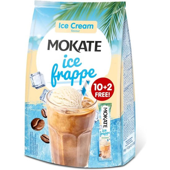 MOKATE ICE FRAPPE FLAVOUR ICE CREAM  150gr (12X12,5G)