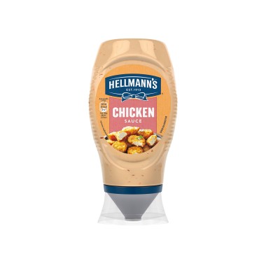 HELLMANN'S SAUCE CHICKEN 250ML TOP DOWN