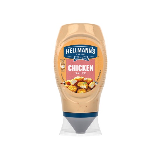 HELLMANN'S SAUCE CHICKEN 250ML TOP DOWN