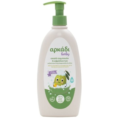 ΑΡΚΑΔΙ BABY SHOWER GEL & BATH CREME  480ML ΕΛΙΑ & ΑΛΟΗ