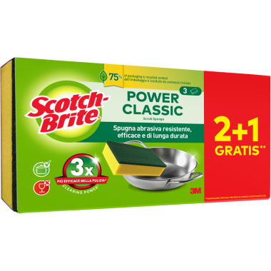 SCOTCH BRITE POWER CLASSIC  2+1 ΔΩΡ0