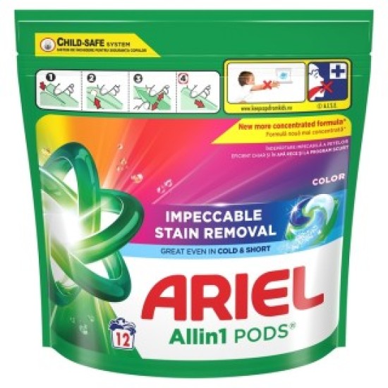 ARIEL PODS 12 ALL IN ONE COLOR