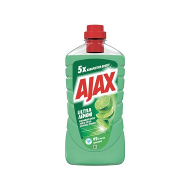 AJAX ΥΓΡΟ ΚΑΘΑΡΙΣΤΙΚΟ 1lt ULTRA ΛΕΜΟΝΙ (ΠΡΑΣΙΝΟ)