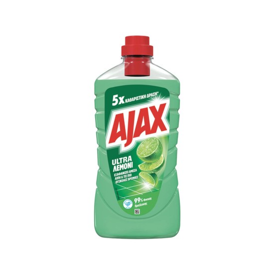 AJAX ΥΓΡΟ ΚΑΘΑΡΙΣΤΙΚΟ 1lt ULTRA ΛΕΜΟΝΙ (ΠΡΑΣΙΝΟ)