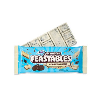MR. BEAST FEASTABLES ΣΟΚΟΛΑΤΑ COOKIES & CREAM 60GR