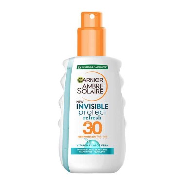 GARNIER AMBRE SOLAIRE ΑΝΤΗΛΙΑΚΟ 30SPF INVISIBLE PROTECT REFRESH 200ML
