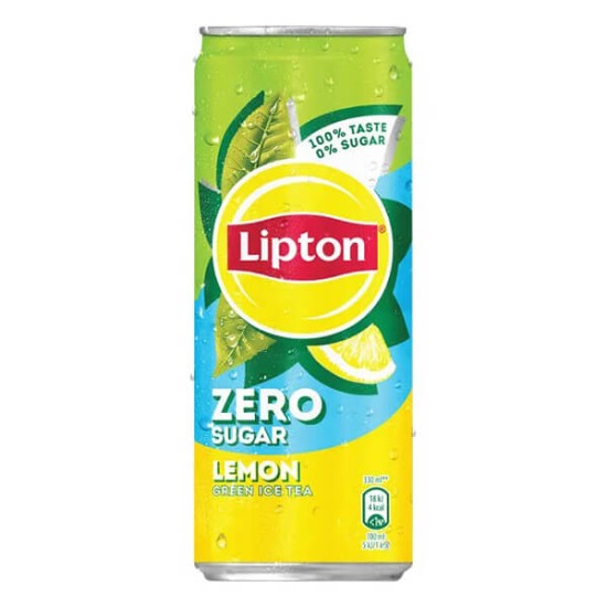 LIPTON 330ml ZERO LEMON GREEN TEA