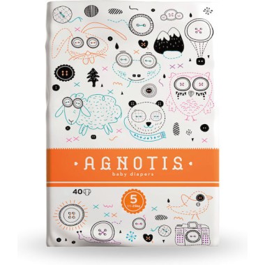 AGNOTIS ΒΡΕΦΙΚΕΣ ΠΑΝΕΣ Ν.5 (11-25kg) 40Τ