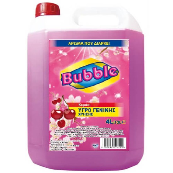 BUBBLE ΥΓΡΟ ΓΕΝΙΚΗΣ ΧΡΗΣΗΣ 4lt ΚΕΡΑΣΙ
