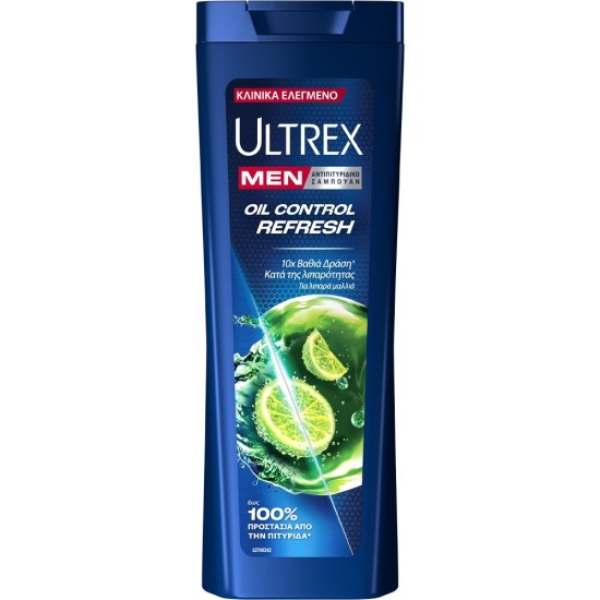 ULTREX SHAMPOO MEN ΑΝΤ/ΔΙΚΟ 225ml REFRESH