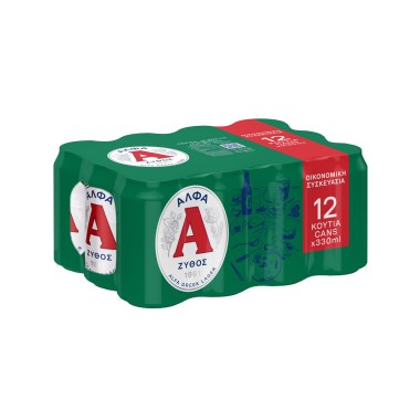 ΑΛΦΑ ΜΠΥΡΑ ΚΟΥΤΙ 330ML Χ 12ΤΕΜ