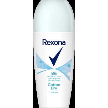 REXONA ROLL ON 50ml COTTON DRY 48H