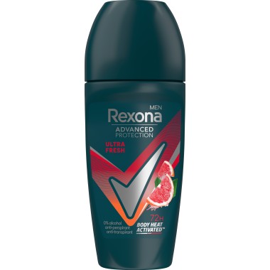 REXONA ROLL ON 50ml ADVANCED PROTECTION ULTRA FRESH 72H