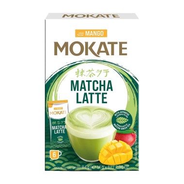 MOKATE MATCHA LATTE MANGO FLAVOUR (6X14GR)