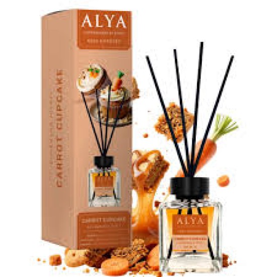 ALYA GOURMAND SCENTS ΑΡΩΜΑΤΙΚΟ ΧΩΡΟΥ ΜΕ ΣΤΙΚ 100ML CARROT CUPCAKE