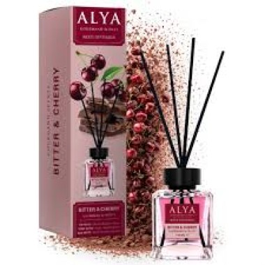 ALYA GOURMAND SCENTS ΑΡΩΜΑΤΙΚΟ ΧΩΡΟΥ ΜΕ ΣΤΙΚ 100ML BITTER & CHERRY
