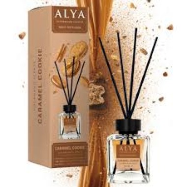 ALYA GOURMAND SCENTS ΑΡΩΜΑΤΙΚΟ ΧΩΡΟΥ ΜΕ ΣΤΙΚ 100ML CARAMEL COOKIE