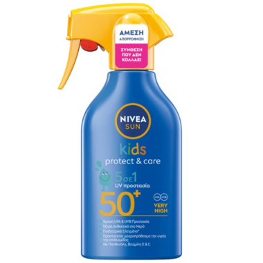 NIVEA SUN (GR) ΑΝΤΗΛΙΑΚΟ ΓΑΛΑΚΤΩΜΑ SPRAY KIDS PROTECT & CARE FP50+ 250ml