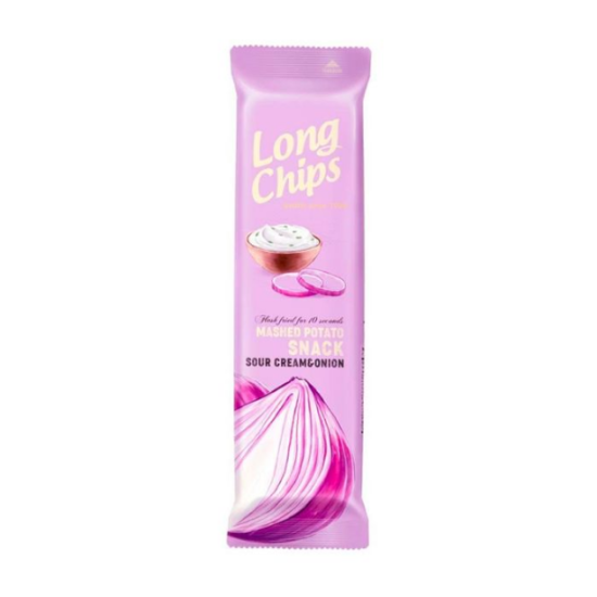 LONG CHIPS ΠΑΤΑΤΑΣ ΓΕΥΣΗ SOUR CREAM&ONION 75GR