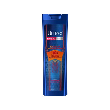 ULTREX SHAMPOO ΑΝΤ/ΔΙΚΟ 360ml MEN SCALP SUPERCHARGE