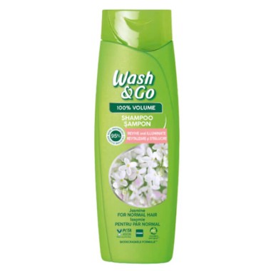 WASH & GO SHAMPOO 180ml JASMINE