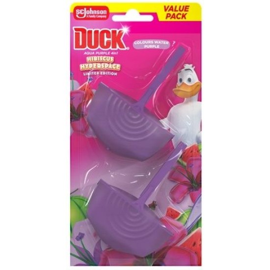 DUCK 2X36GR DUO PACK ΑΠΟΣΜΗΤΙΚΟ WC HIBISCUS HYPERSPACE