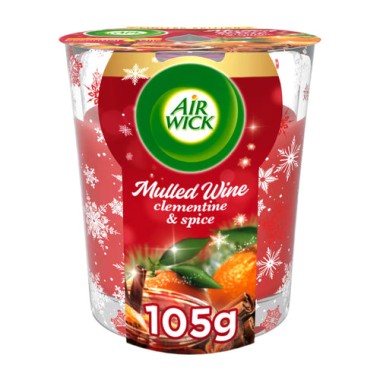 AIR WICK CANDLE MULLED WINE CLEMENTINE & SPICE 105GR