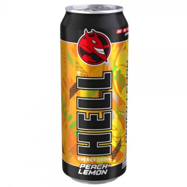 HELL 500ml PEACH - LEMON