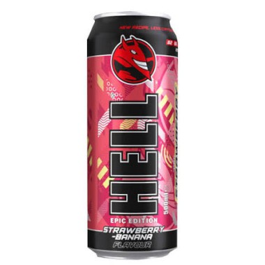 HELL 500ml STRAWBERRY - BANANA