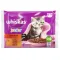 WHISKAS JUNIOR ΥΓΡΗ ΤΡΟΦΗ ΓΑΤΑΣ 4X85GR ΦΑΚΕΛΟΣ DELIGHT ΒΟΔΙΝΟ & ΚΟΤΟΠΟΥΛΟ