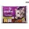 WHISKAS ΥΓΡΗ ΤΡΟΦΗ ΓΑΤΑΣ 4X85GR ΦΑΚΕΛΟΣ DELIGHT ΚΟΤΟΠΟΥΛΟ & ΣΟΛΟΜΟΣ
