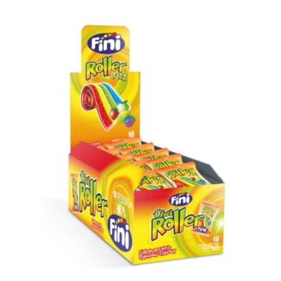 FINI ΖΑΧΑΡΩΤΑ SOUR STRIPS  RAINBOW 20GR (18PCS)