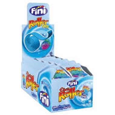 FINI ΖΑΧΑΡΩΤΑ RASPBERRY STRIPS  20GR (18PCS)