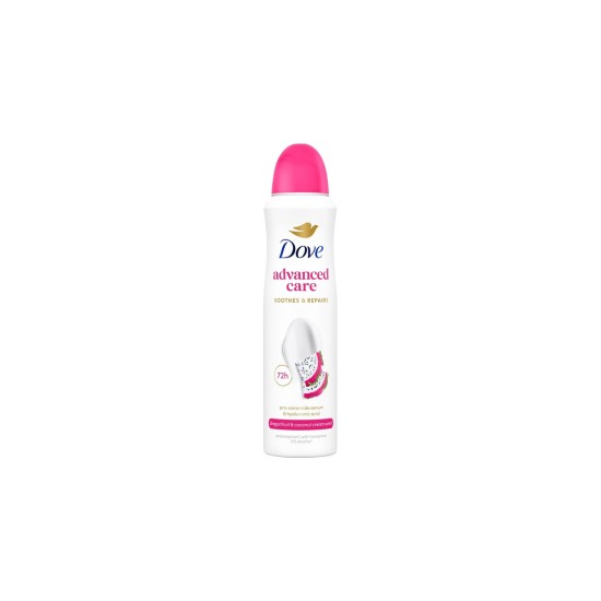 DOVE BODY SPRAY EU 150ml ADVANCE CARE DRAGON FRUIT+COCONUT CREAM