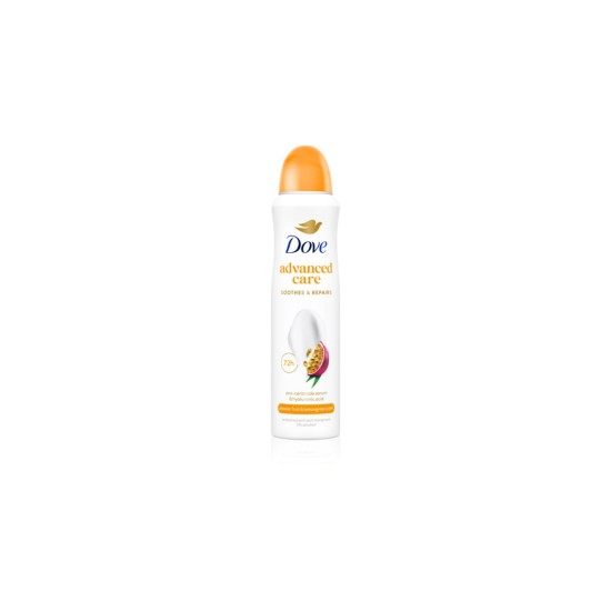 DOVE BODY SPRAY EU 150ml ADVANCE CARE PASSION FRUIT+LEMONGRASS