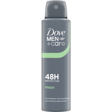 DOVE BODY SPRAY EU 150ml MEN +CARE FRESH