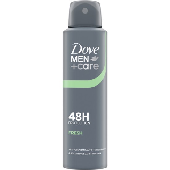 DOVE BODY SPRAY EU 150ml MEN +CARE FRESH