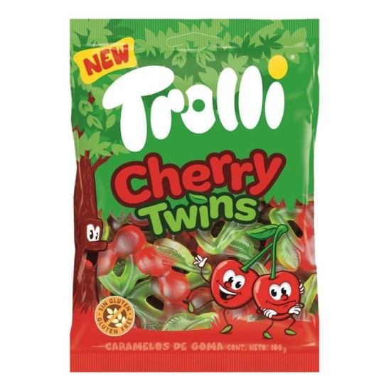 TROLLI ΖΑΧΑΡΩΤΑ 100GR CHERRY TWINS