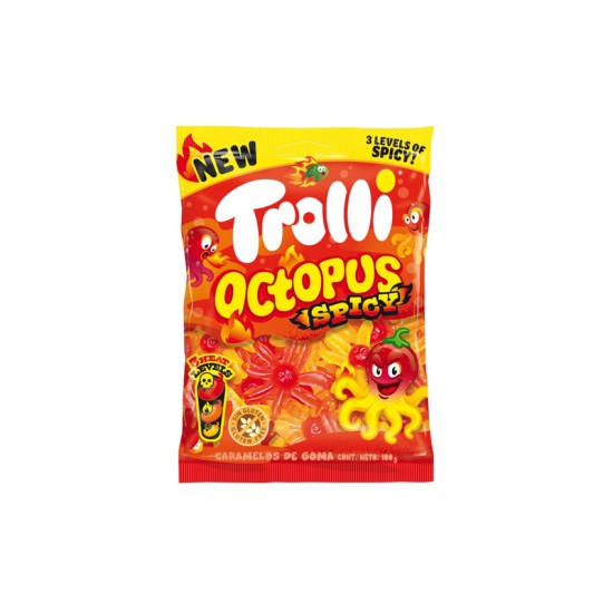 TROLLI ΖΑΧΑΡΩΤΑ 100GR OCTOPUS SPICY