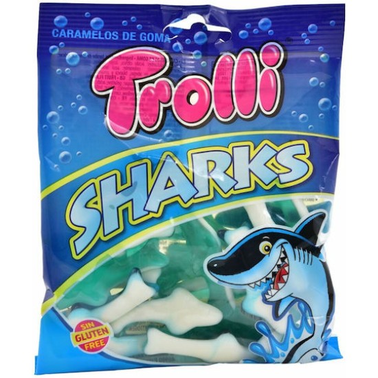 TROLLI ΖΑΧΑΡΩΤΑ 100GR SHARKS