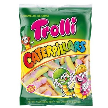 TROLLI ΖΑΧΑΡΩΤΑ 100GR CATERPILLARS