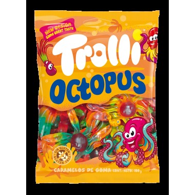 TROLLI ΖΑΧΑΡΩΤΑ 100GR OCTOPUS