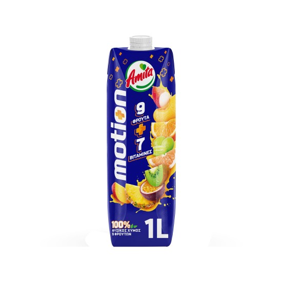 AMITA MOTION 1lt ΧΥΜΟΣ 9 ΦΡΟΥΤΩΝ