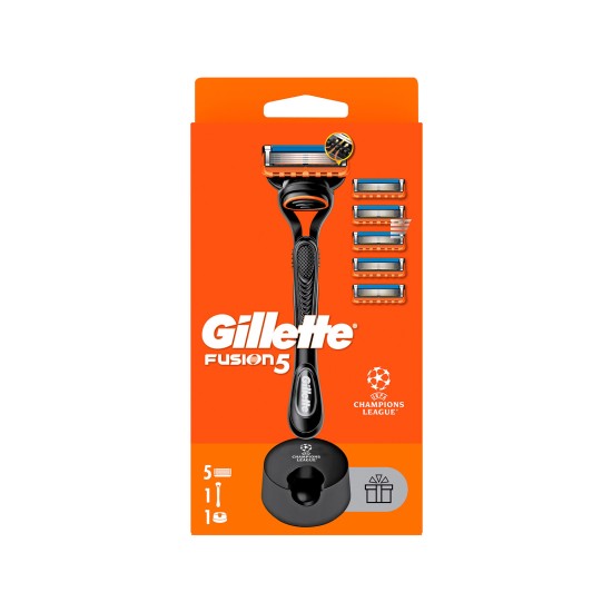 GILLETTE FUSION 5 ΛΑΒΗ ΞΥΡΙΣΤΙΚΗΣ ΜΗΧΑΝΗΣ & ΒΑΣΗ + 5 ΑΝΤ/ΤΙΚΑ