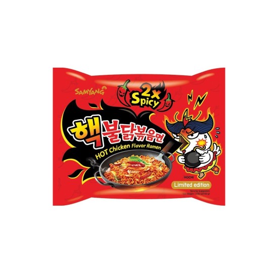 SAMYANG BULDAK RAMEN NOODLES ΜΕ ΓΕΥΣΗ 2X SPICY 130gr