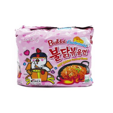 SAMYANG BULDAK RAMEN NOODLES ΜΕ ΓΕΥΣΗ CREAM CARBONARA 130gr