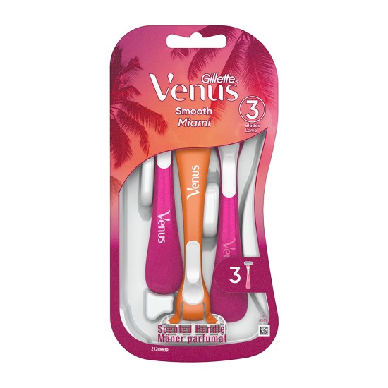 GILLETTE 3 ΞYΡΑΦΑΚΙΑ VENUS MIAMI