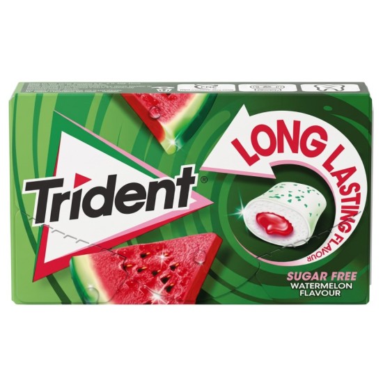 TRIDENT LONG LASTING WATERMELON 22gr